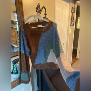 Promesa Multicolor Fuzzy Sweater